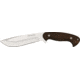 Black Fox Tactical Fixed Knife, 440 SS Blade, Checkered black Zytel Handle BF617