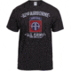 Black Ink Distressed 82nd Airborne T-Shirt, Mens, Black, Large, 80348-839