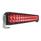 Black Oak LED Curved Double Row Combo Red LED Predator Hunting Light Bar, 20in, Black, 20CR-D3OS