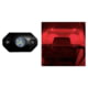 Black Oak LED Rock Accent LED Light, Black Housing, Red, RL-R