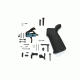 Black Rain Ordnance Lower Parts Kit, 5.56/.223, Black, BRO-LPK-BLK