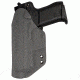 Black Rhino Concealment Concealed Carry IWB Holster System / Colt, Model Colt Rail Gun 1911 5in w/ Rail, Left Handed Shooter, Cant 0 Degrees, Storm Gray, 191204181616