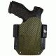 Black Rhino Concealment Tactical Carry Holster System / FN, Model FNX Tactical 45, Left Handed Shooter, Cant 0 Degrees, Carbon Fiber OD Green, 191204898590