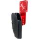 Black Scorpion Outdoor Gear Glock OWB Pro Heavy Duty Competition Holster, Glock 19/Glock 17/Glock 22/Glock 45/Glock 19X/Glock 44, Right Hand, Carbon Fiber/Red, HCD2-USPSABS-GL17CFRH