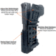 Black Scorpion Outdoor Gear Pro IDPA Competition Holster, Right Hand, CZ 75 SP-01, 4.6in Barrel, 1.5 - 1.75in Belts, Kydex, Carbon Fiber, HC03-IDPA-CZSPCFRH