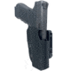 Black Scorpion Outdoor Gear Pro IDPA Competition Holster, Right Hand, GLOCK 17/ 19/ 19X/ 22/ 45, 4.02 - 4.49in Barrel, 1.5 - 1.75in Belts, Kydex, Carbon Fiber, HC03-IDPA-GL17CFRH