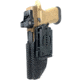 Black Scorpion Outdoor Gear Pro IDPA Competition Holster, Right Hand, SIG Sauer P320, 3.9 - 5in Barrel, 1.5 - 1.75in Belts, Kydex, Carbon Fiber, HC03-IDPA-P320X5CFRH