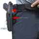 Black Scorpion Outdoor Gear Pro USPSA Competition Holster, Right Hand, Smith &amp; Wesson M&amp;P/ M&amp;P 2.0, 4.25in Barrel, 1.5 - 1.75in Belts, Kydex, Carbon Fiber, HC04-USPSA-MP9CFRH