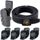 Black Scorpion Outdoor Gear USPSA Grand Master Production Holster / Shooting Belt Combo, Glock 34, 35 Right Hand, Carbon, Black, CO06-MP01H04GL34-BTLBK