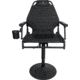 BLACK SIERRA EQUIPMENT HI-LINE Elevated Swivel Chair, Black, HCH-039-BLK-BSE
