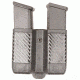 BlackHawk Double Magazine Case, 9mm/.40 cal/.45 cal/10 mm/.357 Sig, Carbon Fiber, Black, Double Stack, 410610CBK