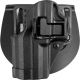 BlackHawk CQC SERPA w/Beltloop &amp; Paddle Holsters, Heckler &amp; Koch P30, Left Hand, Matte, Black, 410517BK-L