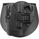 BlackHawk CQC SERPA w/Beltloop &amp; Paddle Holsters, Glock 26/Glock 27/Glock 33, Left Hand, Matte, Black, 410501BK-L