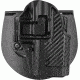 BlackHawk CQC SERPA Black Carbon Fiber Belt Holster, Right 410030BKR