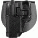 BlackHawk CQC SERPA Holster Beltloop,  Paddle, Left, Matte Black 410510BKL