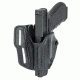 BlackHawk Grip Break Leather Holster for Glock 17/19/22/23/31/32, Left, Black 421903BK-L