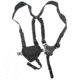 BlackHawk Horizontal Shoulder Holster, Large, Ambidextrous - 3.75-4.5in BBL Auto, EDEMO1