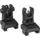 BlackHawk Hybrid Folding Top Mounted Deployable Front and Rear Sight, Black, 71BU05BK
