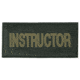 Blackhawk Instructor Patch, Green on Black, 90IN02GB