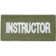 Blackhawk Instructor Patches, White on Green