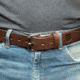 BlackHawk Leather EDC Gun Belt w/Standard Buckle, Brown, 38/42, 410238BN