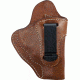 Blackhawk Leather Inside-the-Pants w/Clip Holster, Brown, Right Hand - S&amp;W J Frame