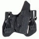 BlackHawk Leather Tuckable Inside Pants Holster with Shirt Shield &amp; Slots for Kahr 9/40 Right Hand, Black 422006BK-R