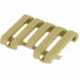 Blackhawk Low Profile Rail Cover with wire loom (5 slot), Dark Earth 71RC01DK