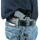 BlackHawk Nylon Inside Pants Holster w/Strap, 5in BBL Autos, Left Hand 73IR03BK-L