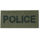 Blackhawk! Police Patches 90IN04, Black on Green