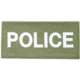 Blackhawk! Police Patches 90IN04, White on Green