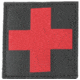 Blackhawk Red Cross ID Patch, Black