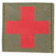 Blackhawk Red Cross ID Patch, Foliage Green