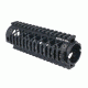 Blackhawk AR15 Carbine Length 2 piece Quad Rail Forend, Black 71QF01BK