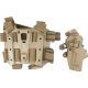 BlackHawk S.T.R.I.K.E. SERPA Combo Kit, Beretta M9/Beretta 92, Right Hand, Plain, Coyote Tan, 40SC03CT-R