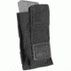 Blackhawk S.T.R.I.K.E. Single Pistol Magazine Pouch w/TalonFlex &amp; Speed Clips, Black, 38CL08BK