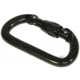 BlackHawk Screw-Lock Carabiner, 7/1 6in, Aluminum, Black, 98LC01BK