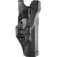 BlackHawk SERPA Level 3 Auto Lock Duty Holsters, Glock 19/Glock 23/Glock 31/Glock 32/Glock 17/Glock 22, Left Hand, Plain, Black, 44H100PL-L