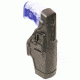 BlackHawk Level 2 Duty Holster, Taser X26, Left Hand, Plain, Black, 44H015PL-L