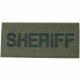 Blackhawk Sheriff Patch - Black on Green 90IN06BG