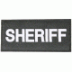 Blackhawk Sheriff Patch - White on Black 90IN06WB