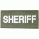 Blackhawk Sheriff Patch - White on Green 90IN06WG