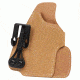 Blackhawk Leather Tuckable Holster, Brown, 2in 5 Shot Revolver, Right Hand - 421601BN-R