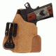 Blackhawk Leather Tuckable Holster, Brown, 2in 5 Shot Revolver, Right Hand - 421601BN-R