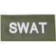 Blackhawk 90IN07 SWAT Patch White on Green