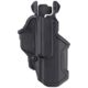 BlackHawk T-Series L2C Compact Holsters, Smith &amp; Wesson M&amp;P 9/Smith &amp; Wesson M&amp;P 40, Right Hand, Matte Black, Black, 410757BKR
