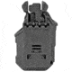 BlackHawk T-Series L2C Compact Holsters, Glock 19/Glock 23/Glock 17/Glock 22/Glock 34/Glock 35, Right Hand, Matte Black, Black, 410200BKR