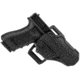 BlackHawk T-Series L2C Compact Holsters, Glock 19/Glock 26/Glock 27, Right Hand, Matte Black, Black, 410701BKR