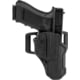 BlackHawk T-Series L2C Compact Holsters, Glock 19/Glock 26/Glock 27, Right Hand, Matte Black, Black, 410701BKR