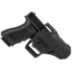 BlackHawk T-Series L2C Compact Holsters, Glock 43/Glock 43X, Right Hand, Matte Black, Black, 410768BKR